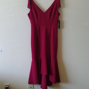 Lulu's Ruffle High Low Dress